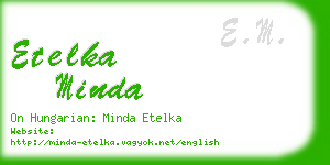 etelka minda business card